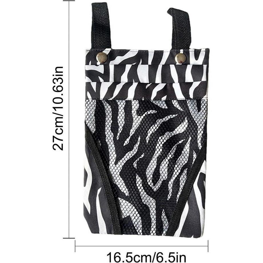 Northio  Wasserfeste Tasche für Fahrradbretter – Zebramuster 