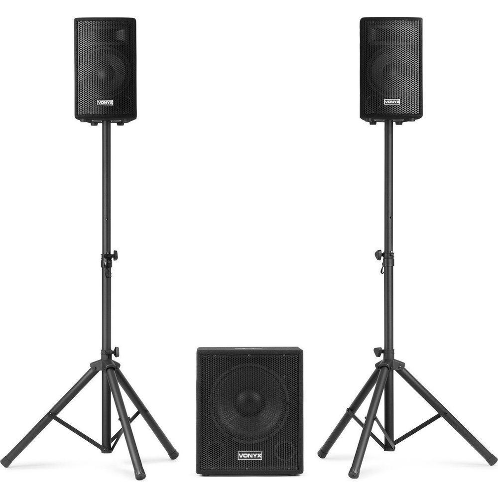 Vonyx  VX0812BT set di altoparlanti 800 W Universale Nero 2.1 canali Bluetooth 