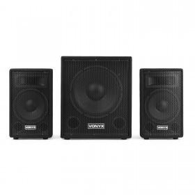 Vonyx  VX0812BT set di altoparlanti 800 W Universale Nero 2.1 canali Bluetooth 