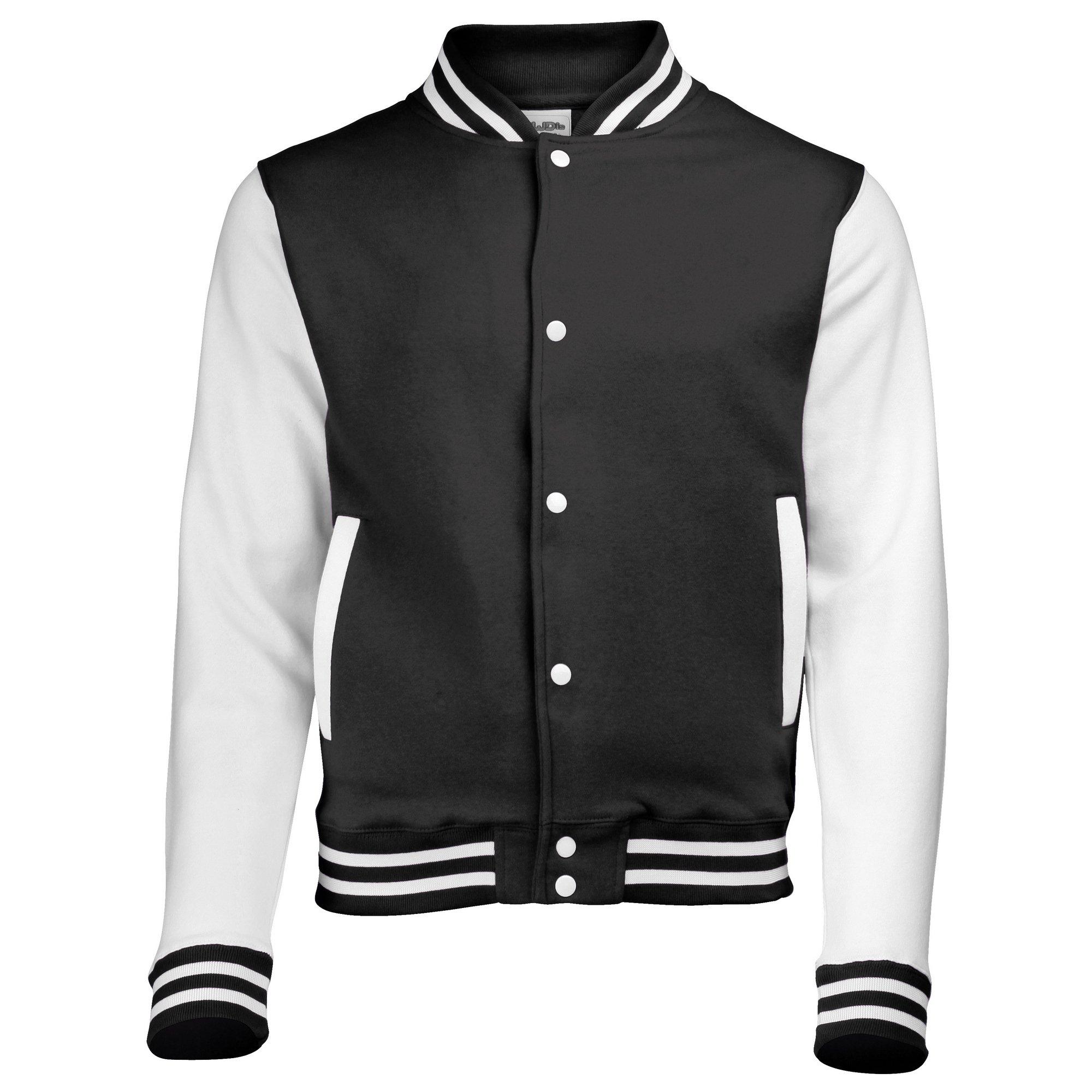 Image of Jacke Varsity Unisex Schwarz 3-4A