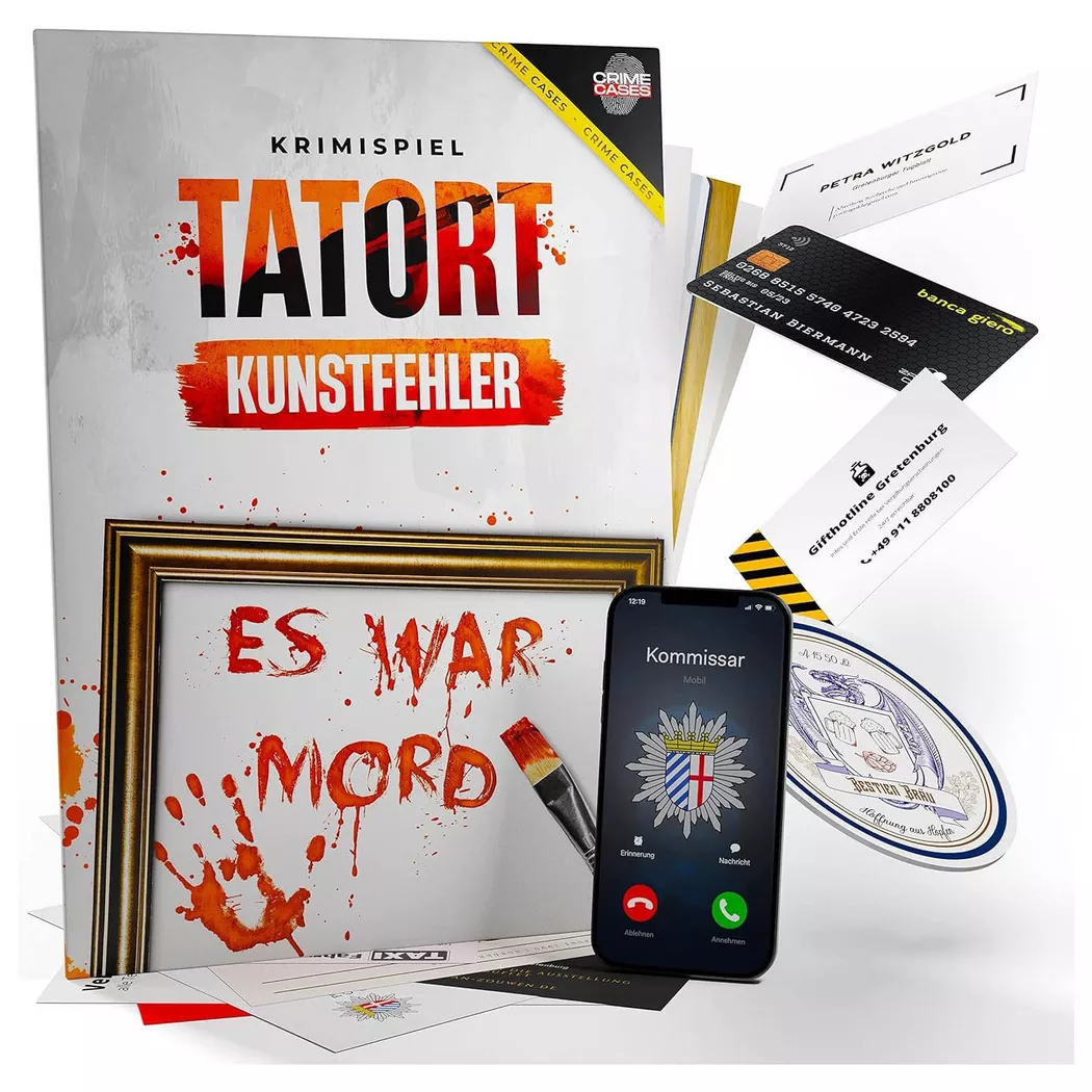 Crime Cases - Tatort Kunstfehler Krimispiel