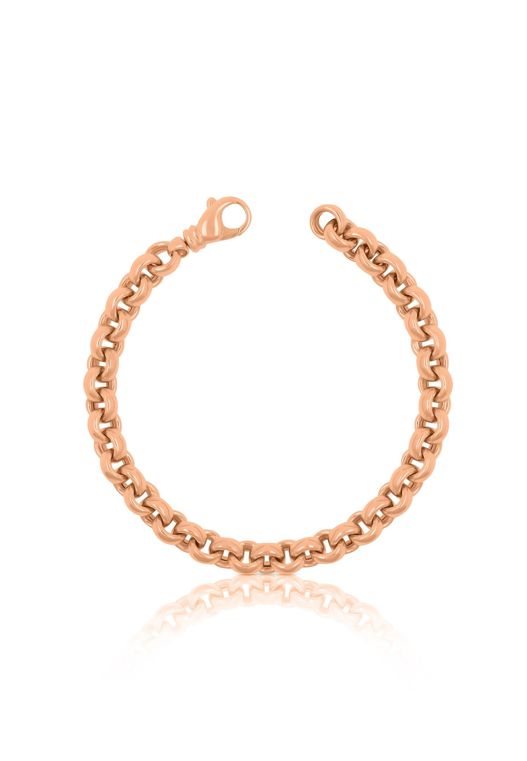 MUAU Schmuck  Bracelet Erbs Rotgold 750 20cm, 7.7mm 