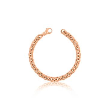 Bracelet Erbs Rotgold 750 20cm, 7.7mm