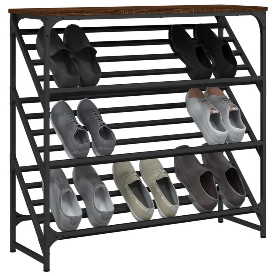 VidaXL Étagère à chaussures bois d'ingénierie  