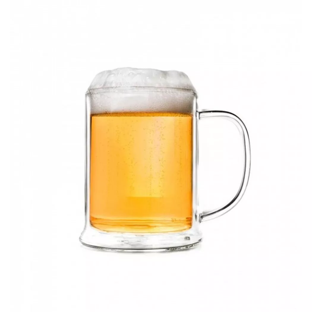 Creano Bierglas "500 ml, 1 Stück, Transparent"