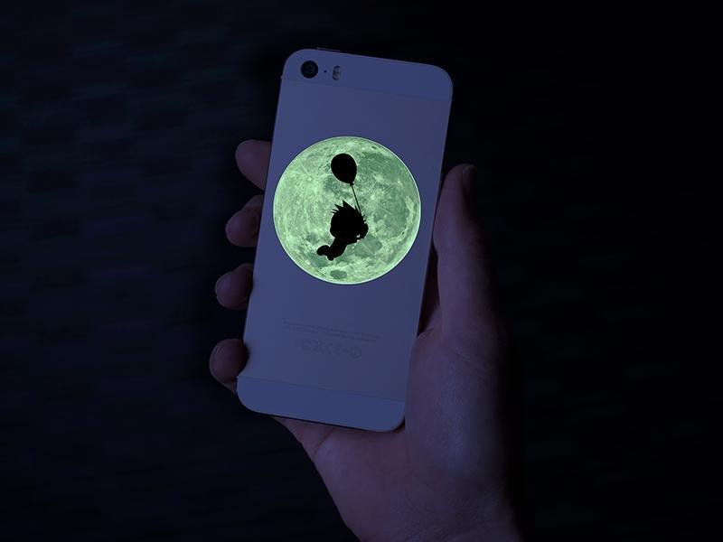 Silhouette  Silhouette MEDIA-GITD-ADH sticker decorativi Carta Giallo 2 pz 