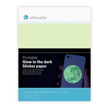 Silhouette MEDIA-GITD-ADH autocollant décoratif Papier Jaune 2 pièce(s)