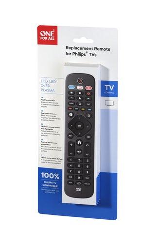 One For All  One For All TV Replacement Remotes URC4913 Fernbedienung IR Wireless Drucktasten 
