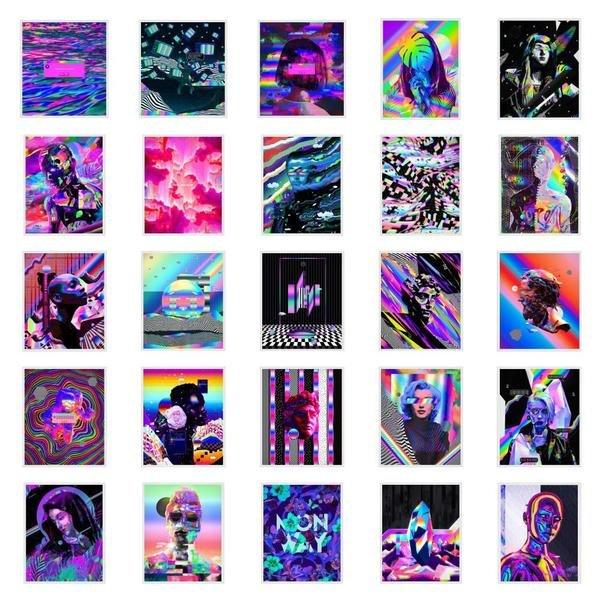 Gameloot Packung Aufkleber - Cyberpunk-Stil  