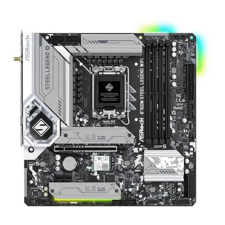 ASRock  B760M Steel Legend WiFi Intel B760 LGA 1700 micro ATX 