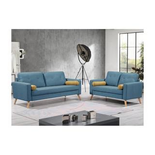 Vente-unique Couchgarnitur Stoff 3+2 TATUM  