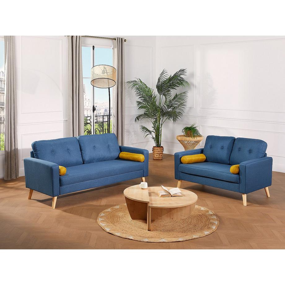 Vente-unique Couchgarnitur Stoff 3+2 TATUM  