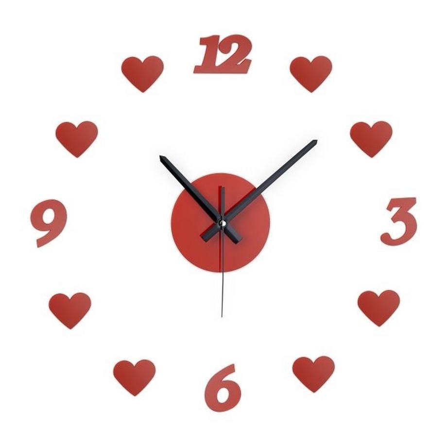 B2X DIY Wanduhr "Herzen"  