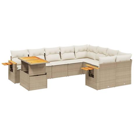 VidaXL Garten sofagarnitur poly-rattan  