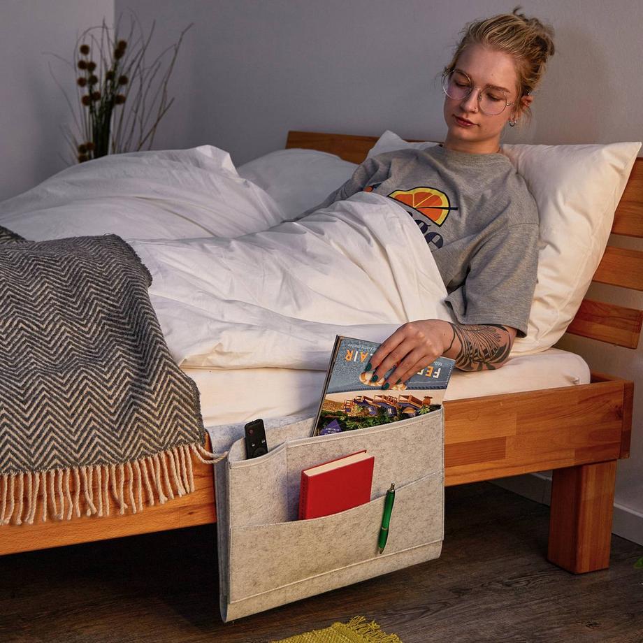 B2X Ensemble de 2 sacs de couchage gris clair  