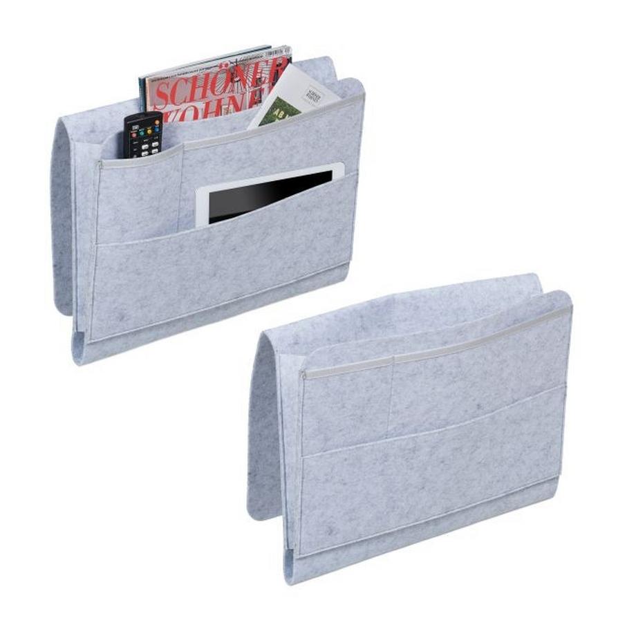 B2X Ensemble de 2 sacs de couchage gris clair  