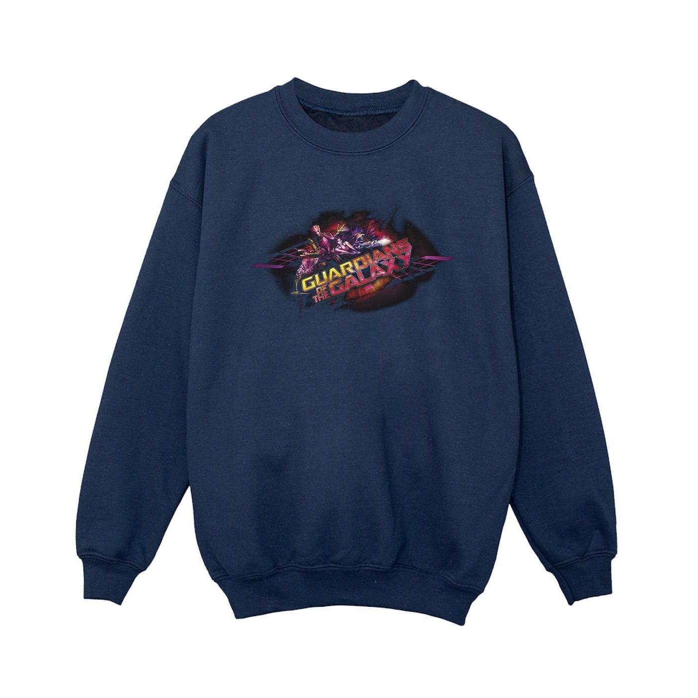Image of Guardians Of The Galaxy Group Pose Sweatshirt Jungen Marine 104