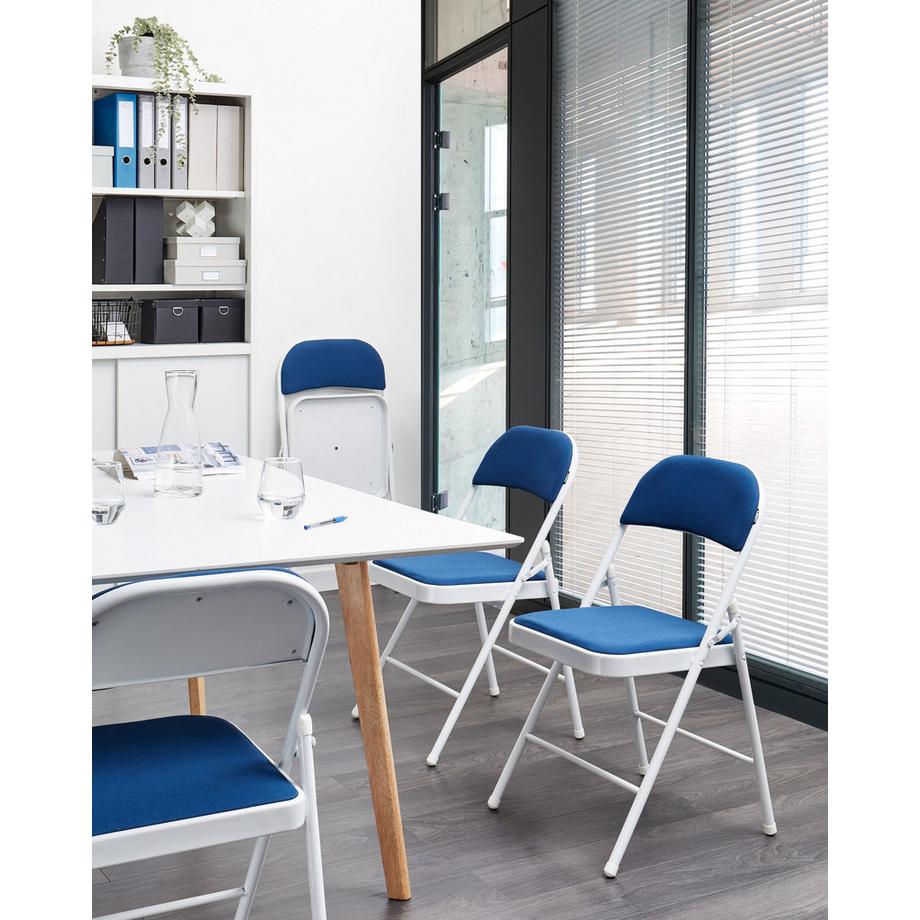 Beliani Klappstuhl 4er Set aus Mesh  SPARKS  