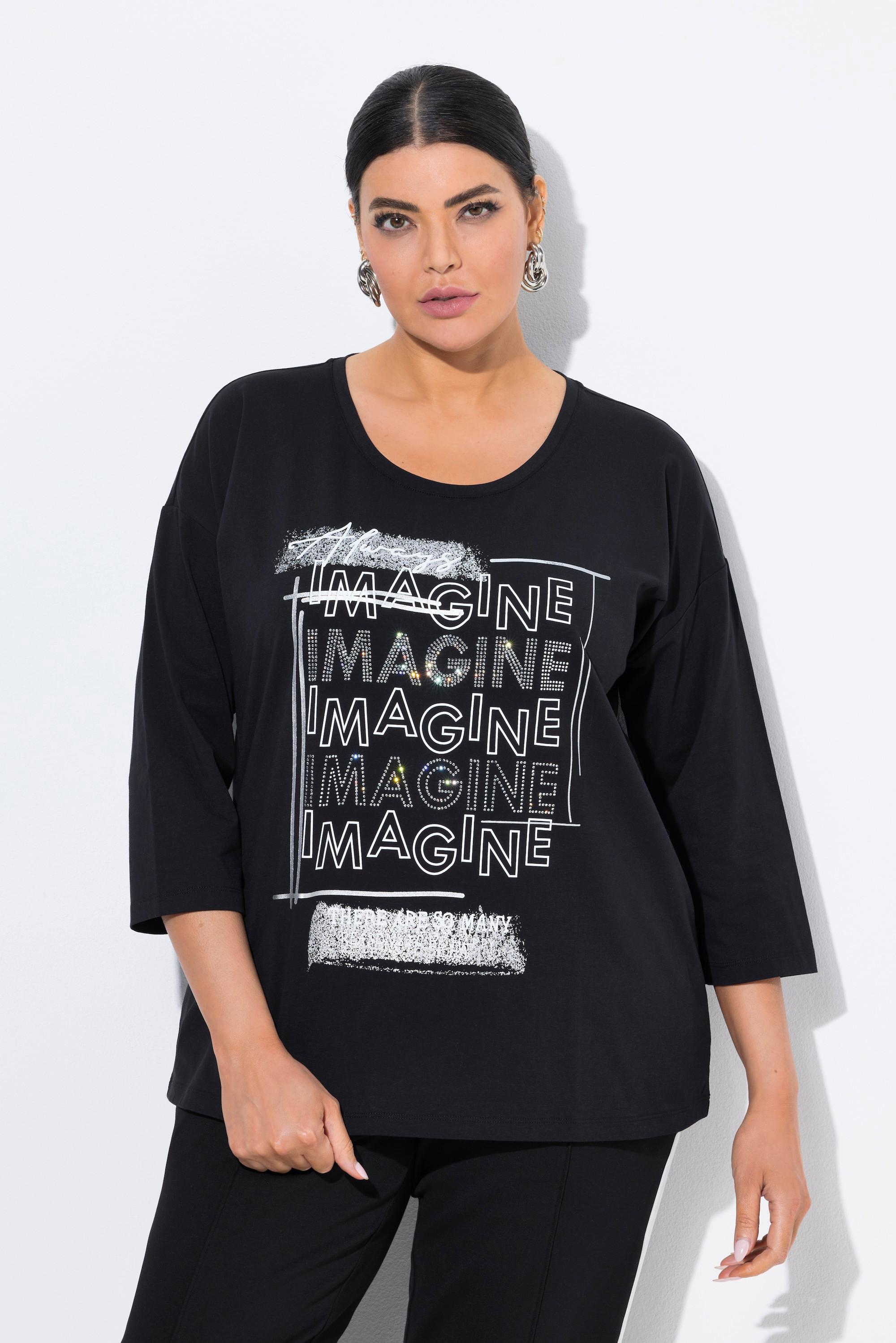 Ulla Popken Imagine Rundhals 3/4 Arm Shirt  