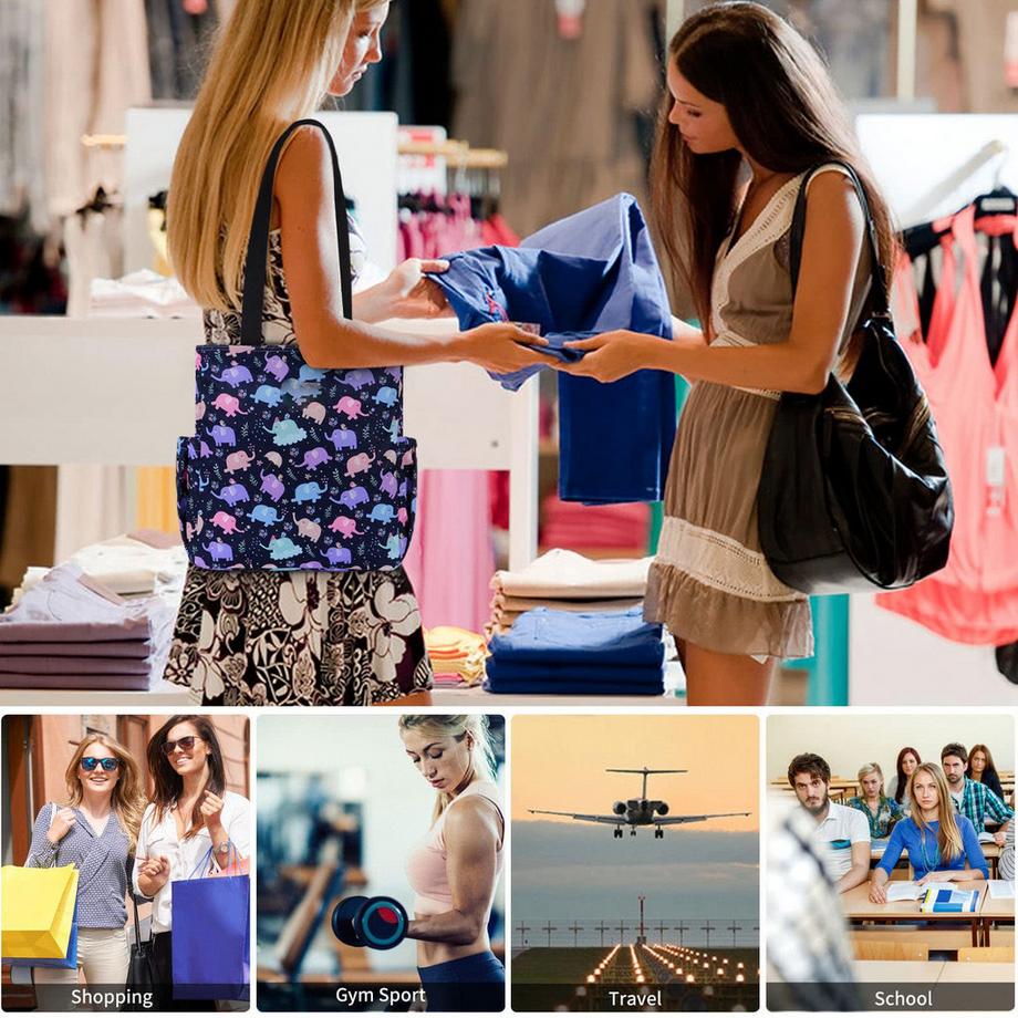 Only-bags.store Modische Reissverschluss Lässige Umhängetasche Crossbody Tasche Grosse Einkaufstasche  