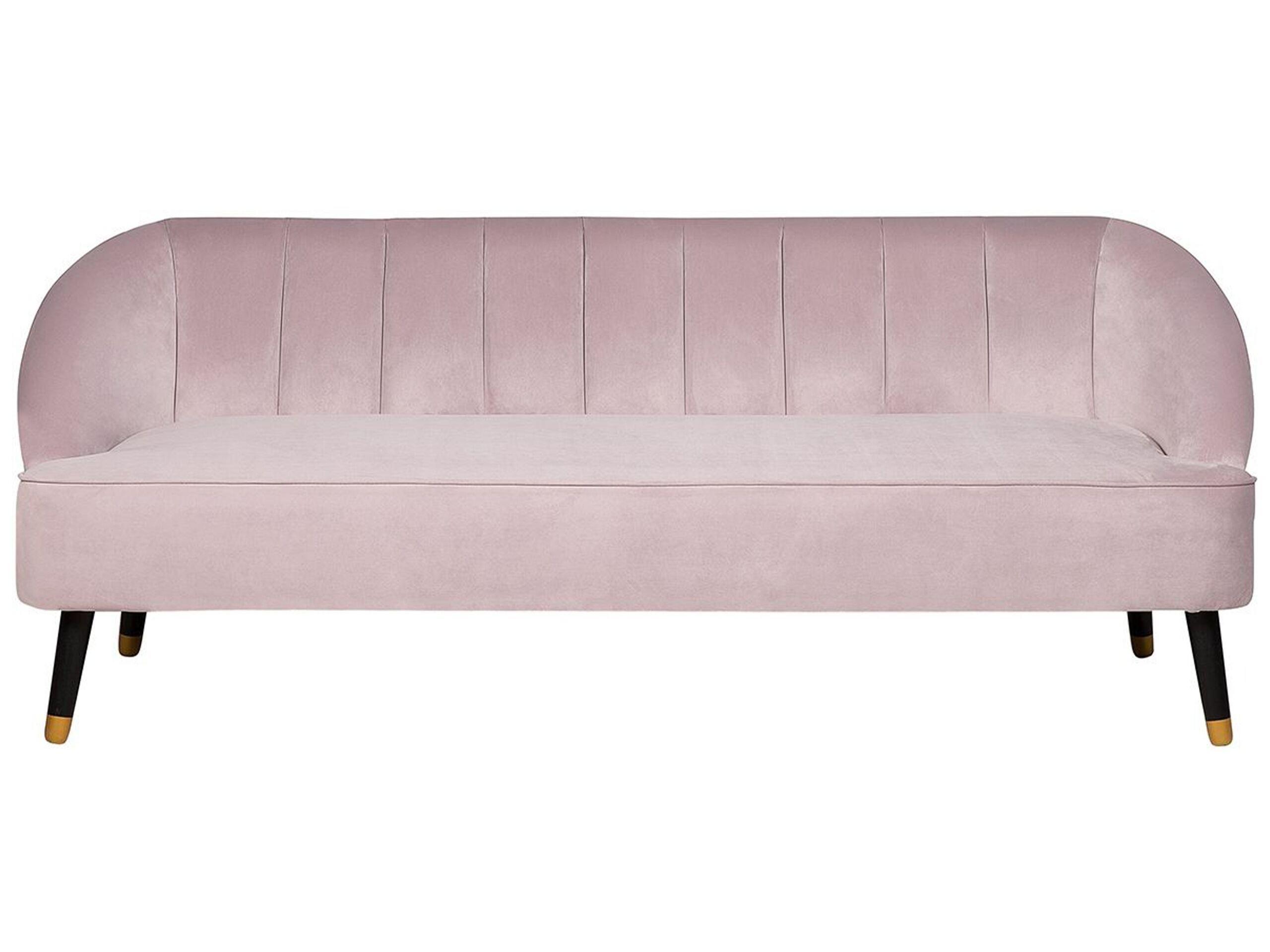Image of 3 Sitzer Sofa aus Samtstoff Modern ALSVAG 3 Sitzer Sofa aus Samtstoff Modern ALSVAG