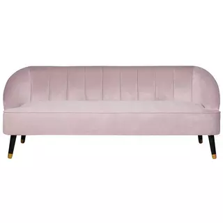 Beliani 3 Sitzer Sofa aus Samtstoff Glamourös ALSVAG  