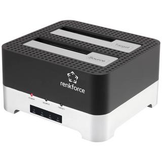 Renkforce  Renkforce USB 3 SATA Festplatten-Dockingstation mit Clone-Funktion 