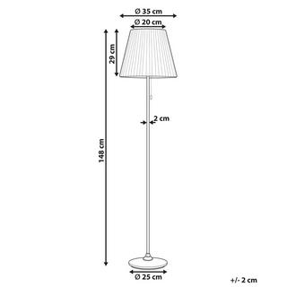 Beliani Lampadaire en Métal Rétro TORYSA  