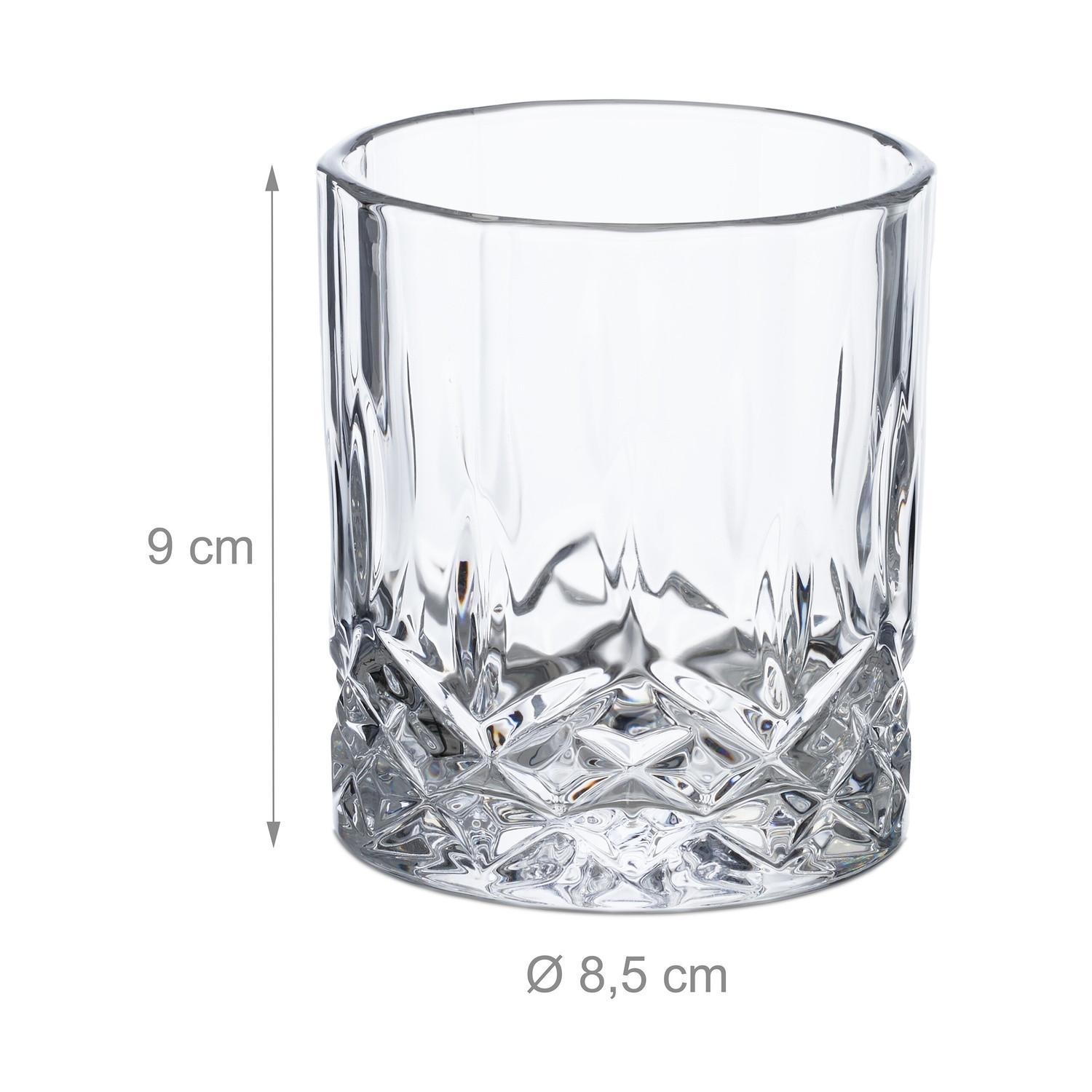 Northio Lot de 4 verres à whisky  