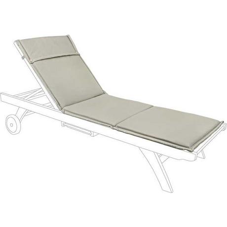 mutoni Coussin pour bain de soleil beige  