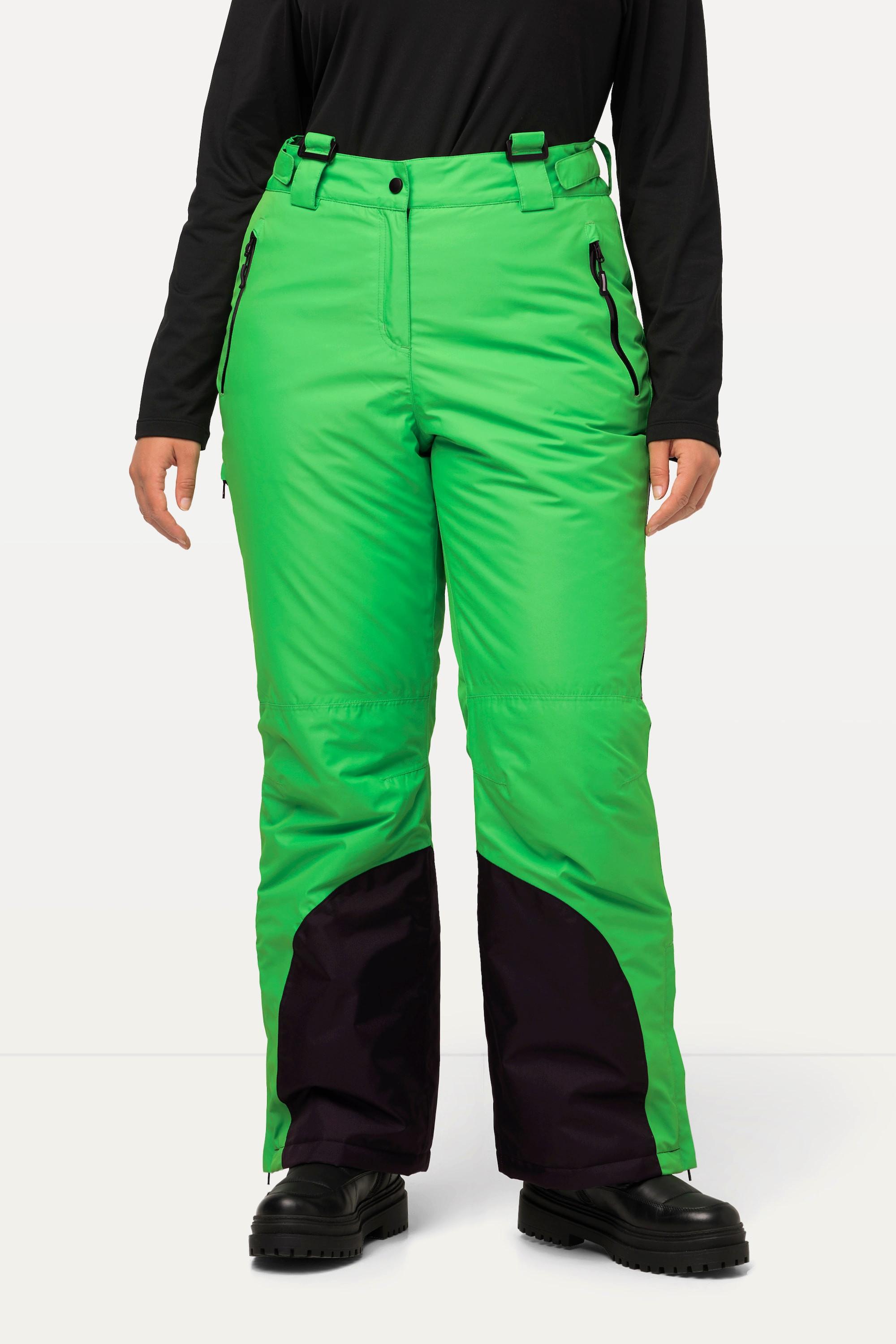 Ulla Popken  Pantalon de ski étanche, pare-neige et poches zippées 