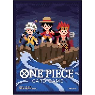Bandai  One Piece Card Game - Official  Sleeves Set No. 6 - The 3 Captains Dot (70 Sleeves) 