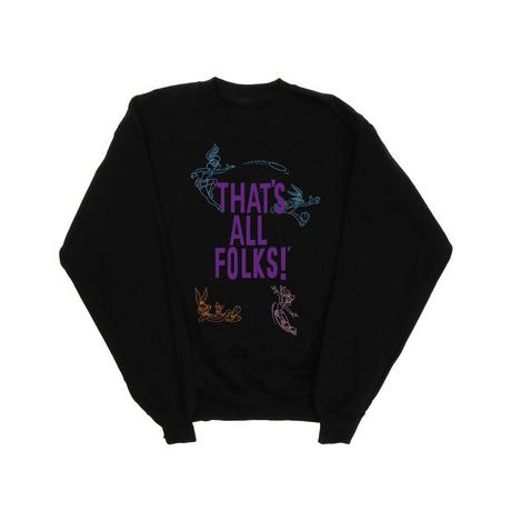 LOONEY TUNES  That's All Folks Sweatshirt 