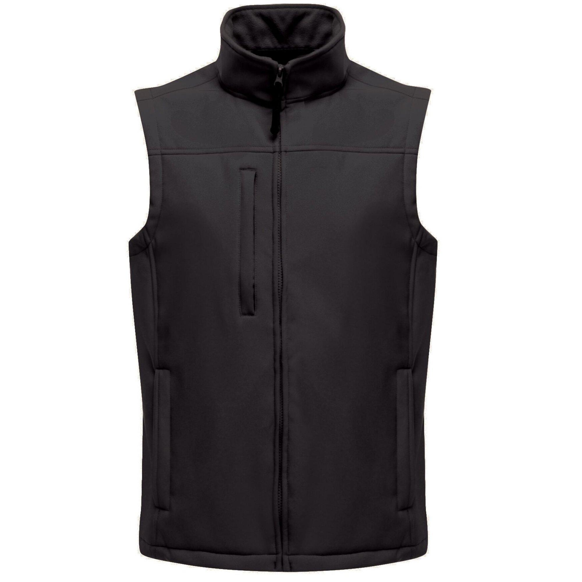 Image of Flux Softshellbodywarmer Softshellweste, Ärmellos, Wasserabweisend Herren Schwarz 4XL