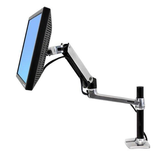 Ergotron  LX Series Desk Mount LCD Arm, Tall Pole supporto da tavolo per Tv a schermo piatto 86,4 cm (34") Scrivania Nero 