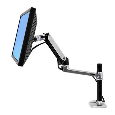 Ergotron  LX Series Desk Mount LCD Arm, Tall Pole supporto da tavolo per Tv a schermo piatto 86,4 cm (34") Scrivania Nero 