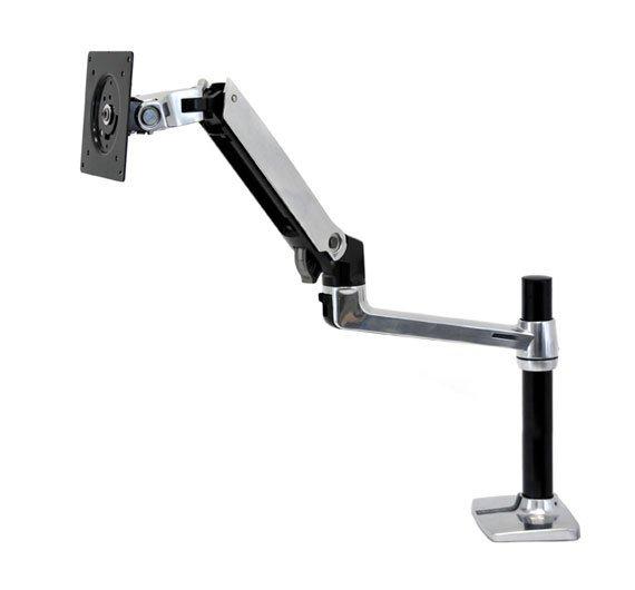 Ergotron  LX Series Desk Mount LCD Arm, Tall Pole supporto da tavolo per Tv a schermo piatto 86,4 cm (34") Scrivania Nero 