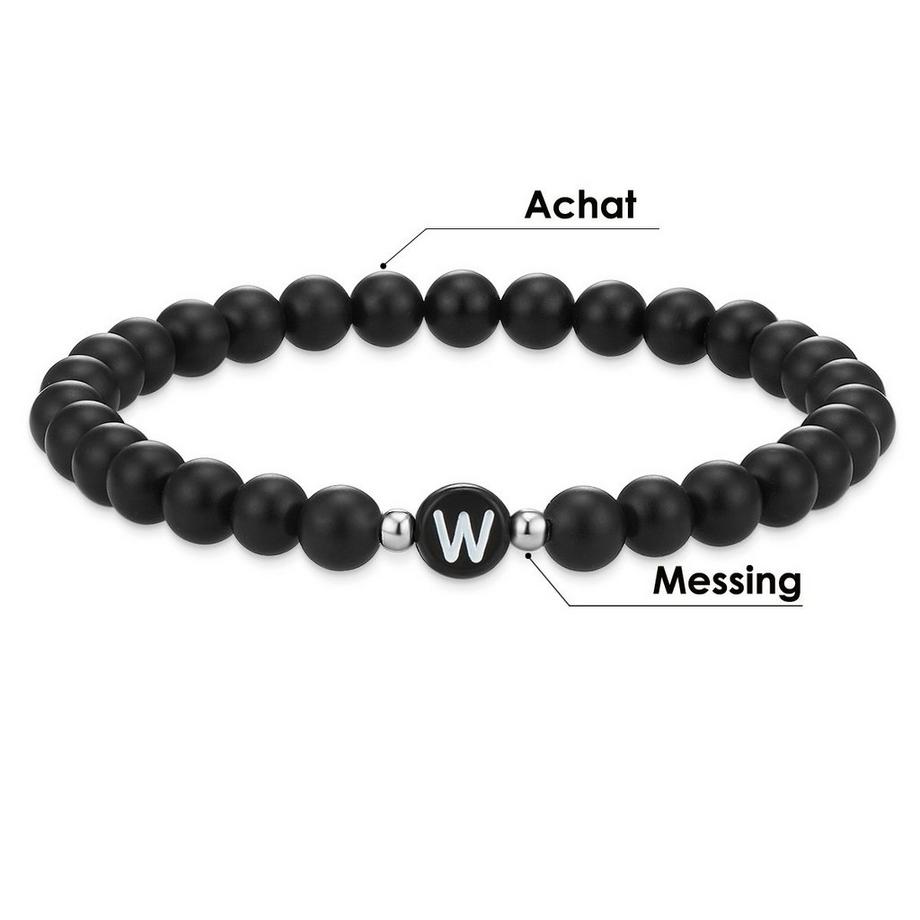 Eastside  Unisexe Bracelet en pierres précieuses Lettres 