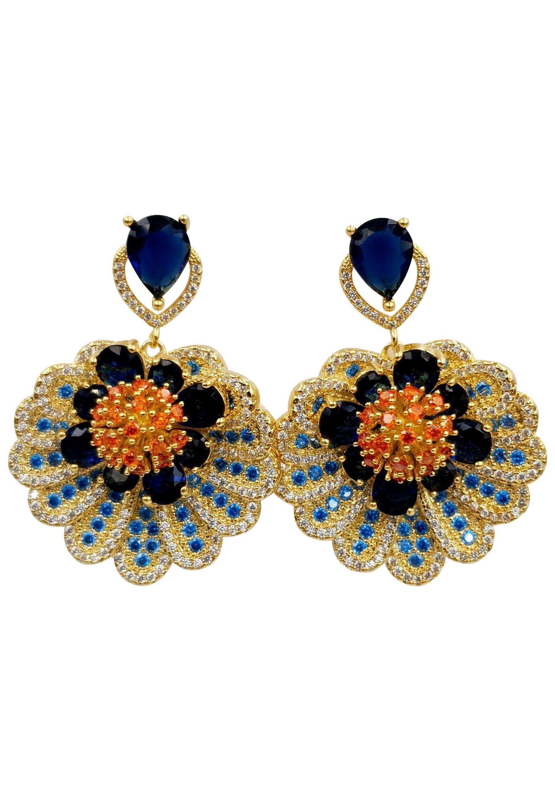 Image of Party & Hochzeit Ohrringe Unisex Blau Bunt ONE SIZE