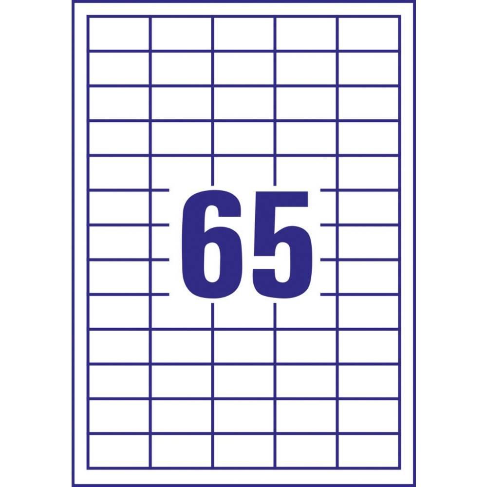 Avery-Zweckform Universal-Etiketten 97 x 67.7 mm Papier Weiß 1760 St. Permanent haftend Farblaserdrucker  