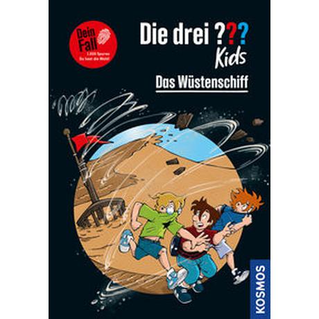 Die drei ??? Kids Dein Fall, Das Wüstenschiff Pfeiffer, Boris; Kampmann, Stefani (Illustrationen) Copertina rigida 