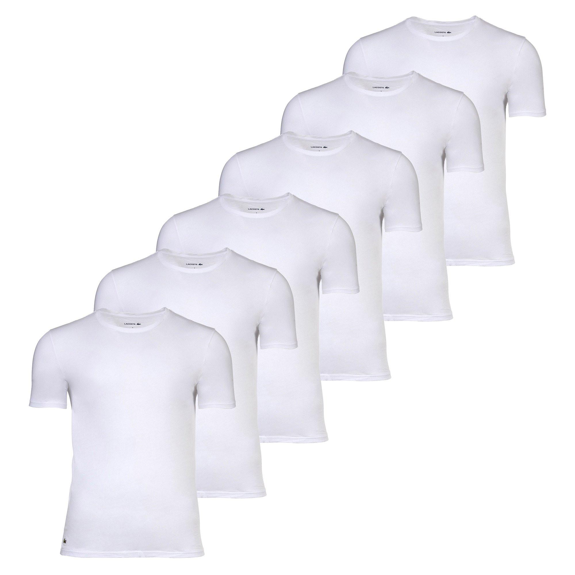 LACOSTE T-Shirt 6er Pack Figurbetont  
