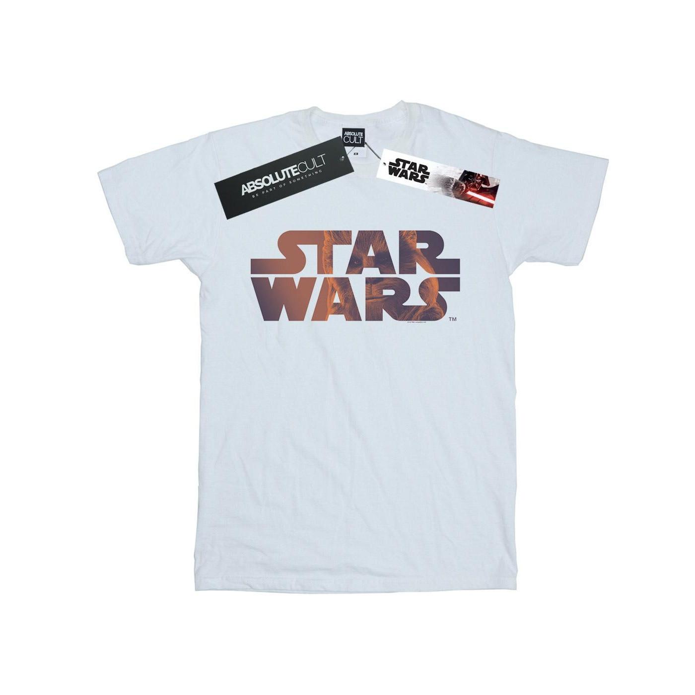 Image of Chewbacca Logo Tshirt Mädchen Weiss 152-158
