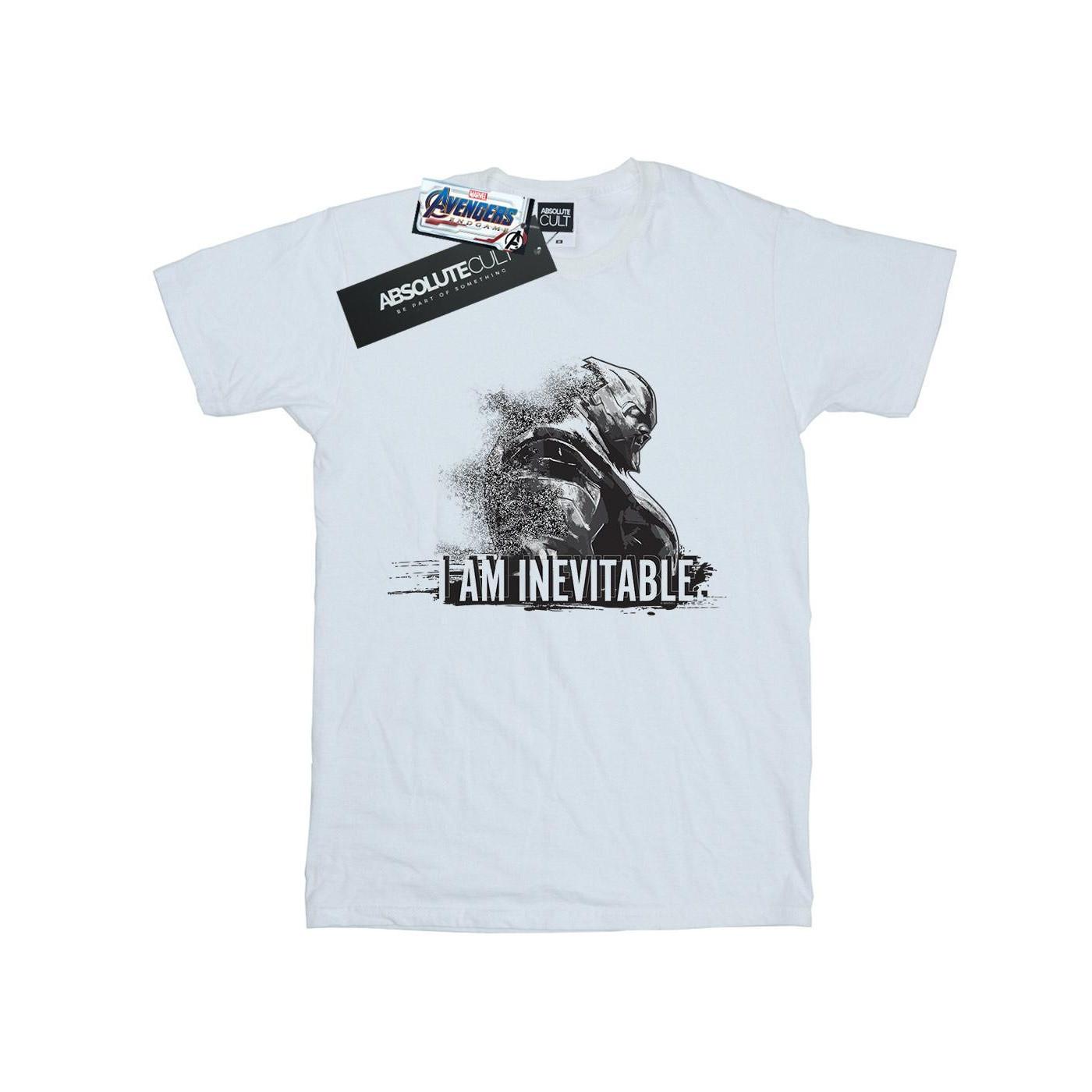 Image of Avengers Endgame I Am Inevitable Tshirt Unisex Weiss 140/146