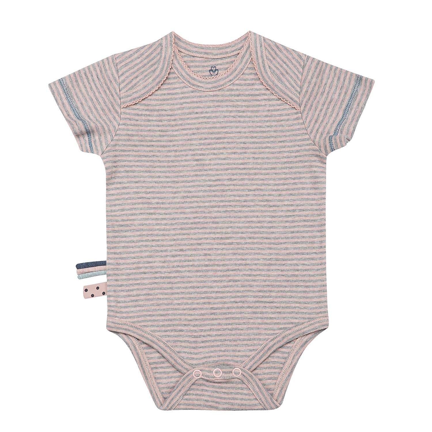 Image of Kurzarm-body Unisex Rosa 0-3M