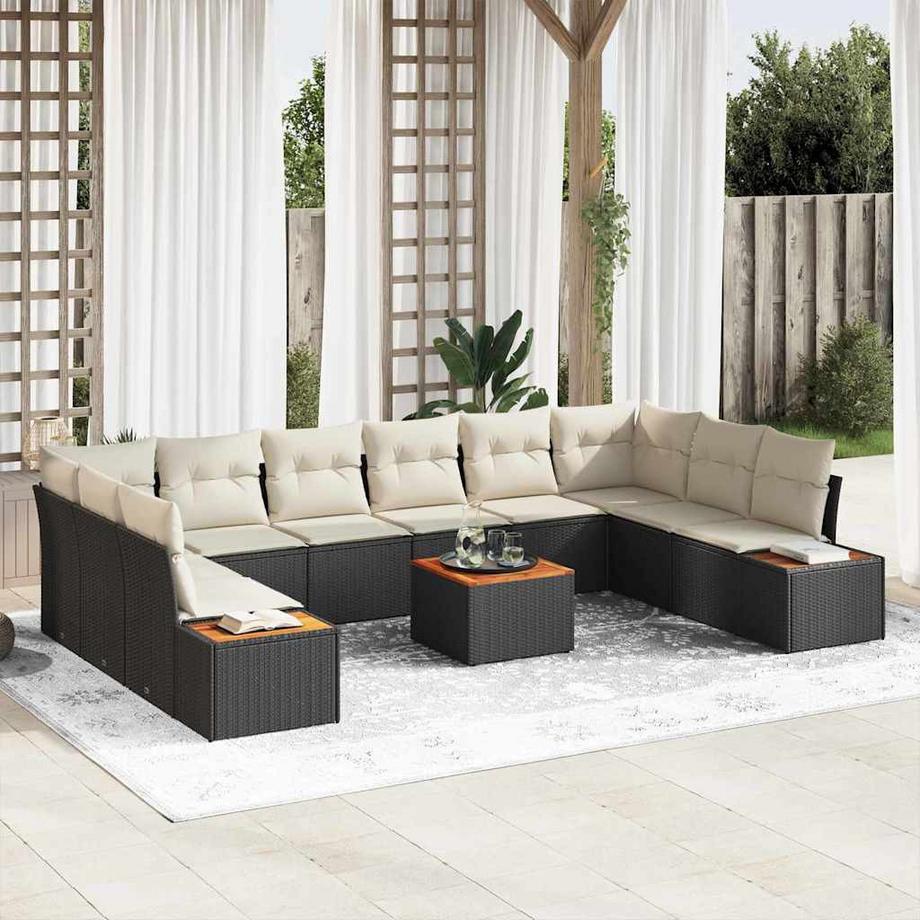 VidaXL Divano da giardino Polyrattan  