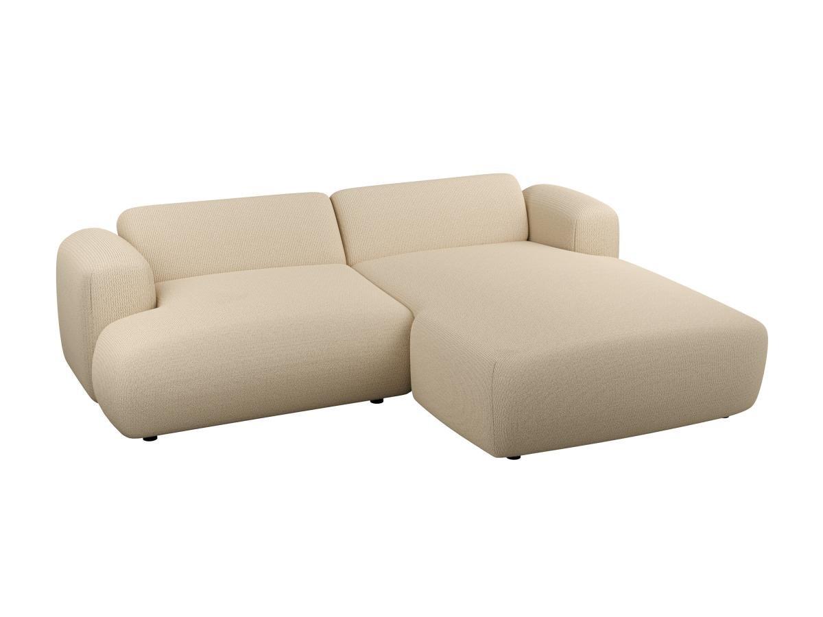 Image of Ecksofa - Ecke rechts - Strukturstoff - Beige - POGNI von Ecksofa - Ecke rechts - Strukturstoff - Beige - POGNI von Maison Céphy