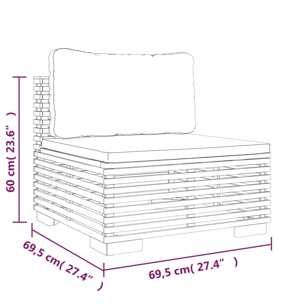 VidaXL Garten-lounge-set teak  