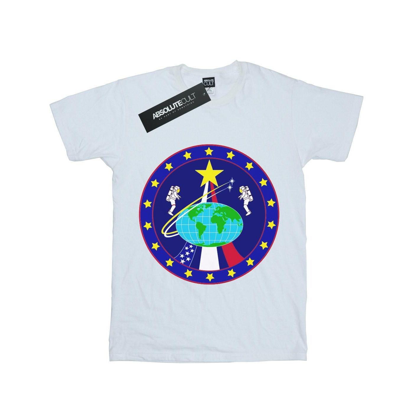 Image of Classic Globe Astronauts Tshirt Jungen Weiss 116