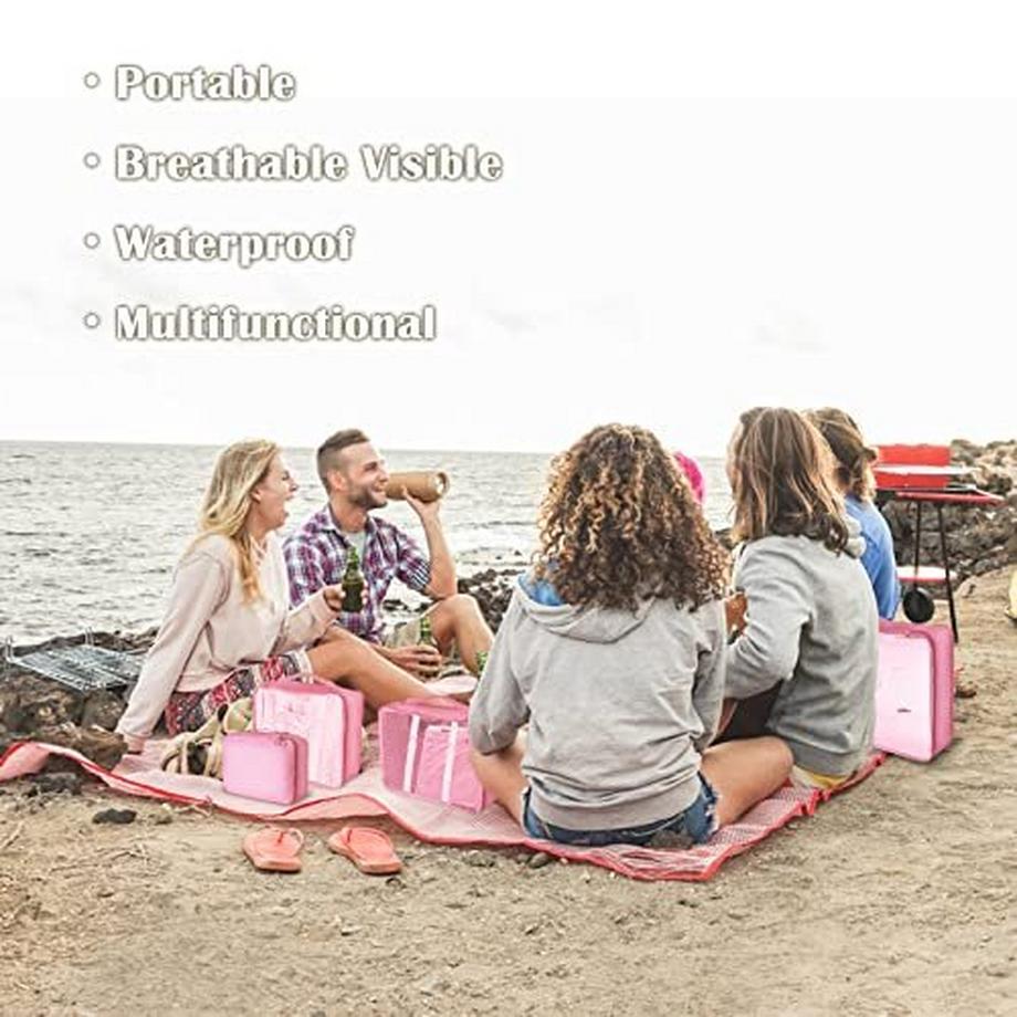 Only-bags.store  Travel Suitcase Organizer Set 9-teilige Packwürfel, Multifunktionale wasserdichte Packwürfel 